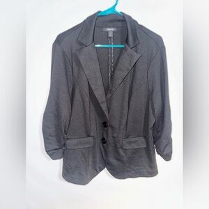 Torrid Women’s Two Button Black Blazer Size 1X